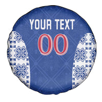 Custom Moldova Football Spare Tire Cover Tricolorii Tree Of Life Blue Version - Wonder Print Shop