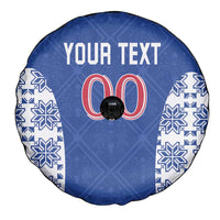Custom Moldova Football Spare Tire Cover Tricolorii Tree Of Life Blue Version - Wonder Print Shop