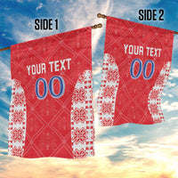 Custom Moldova Football Garden Flag Tricolorii Tree Of Life Red Version - Wonder Print Shop