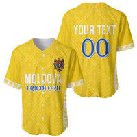 Custom Moldova Football Baseball Jersey Tricolorii Tree Of Life Yellow Version - Wonder Print Shop