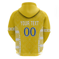 Custom Moldova Football Hoodie Tricolorii Tree Of Life Yellow Version - Wonder Print Shop