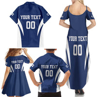 Custom Finland Hockey Family Matching Summer Maxi Dress and Hawaiian Shirt Suomi Leijonat Mascot - Wonder Print Shop