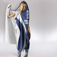 Custom Finland Hockey Hooded Blanket Suomi Leijonat Mascot