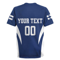 Custom Finland Hockey Rugby Jersey Suomi Leijonat Mascot - Wonder Print Shop