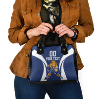 Custom Finland Hockey Shoulder Handbag Suomi Leijonat Mascot