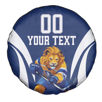 Custom Finland Hockey Spare Tire Cover Suomi Leijonat Mascot - Wonder Print Shop
