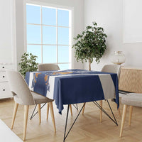 Custom Finland Hockey Tablecloth Suomi Leijonat Mascot - Wonder Print Shop