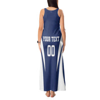 Custom Finland Hockey Tank Maxi Dress Suomi Leijonat Mascot - Wonder Print Shop