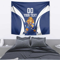Custom Finland Hockey Tapestry Suomi Leijonat Mascot - Wonder Print Shop