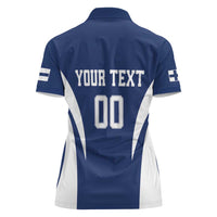 Custom Finland Hockey Women Polo Shirt Suomi Leijonat Mascot - Wonder Print Shop