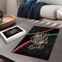 Mexico Eagle Spirit Personalized Puzzle Ancient Aztec Pattern - Wonder Print Shop