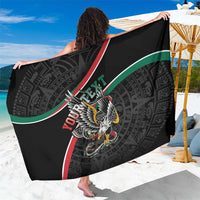 Mexico Eagle Spirit Personalized Sarong Ancient Aztec Pattern - Wonder Print Shop