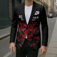 Custom South Korea Football Blazer Taegeuk Warriors Spirit - Wonder Print Shop