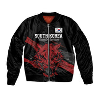 Custom South Korea Football Bomber Jacket Taegeuk Warriors Spirit - Wonder Print Shop