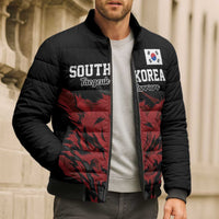 Custom South Korea Football Bomber Puffer Jacket Taegeuk Warriors Spirit - Wonder Print Shop