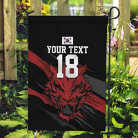 Custom South Korea Football Garden Flag Taegeuk Warriors Spirit - Wonder Print Shop