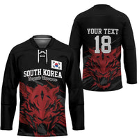 Custom South Korea Football Hockey Jersey Taegeuk Warriors Spirit - Wonder Print Shop