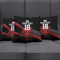 Custom South Korea Football Pillow Cover Taegeuk Warriors Spirit - Wonder Print Shop