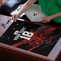 Custom South Korea Football Puzzle Taegeuk Warriors Spirit - Wonder Print Shop