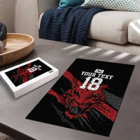 Custom South Korea Football Puzzle Taegeuk Warriors Spirit - Wonder Print Shop