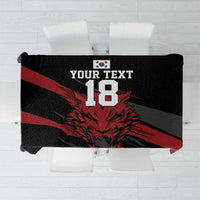 Custom South Korea Football Tablecloth Taegeuk Warriors Spirit - Wonder Print Shop
