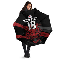 Custom South Korea Football Umbrella Taegeuk Warriors Spirit - Wonder Print Shop