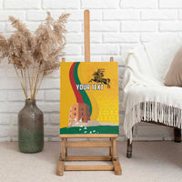 Personalized Lithuania Independence Restoration Day Canvas Wall Art Gediminas Tower Flag Style