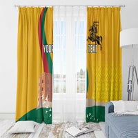 Personalized Lithuania Independence Restoration Day Window Curtain Gediminas Tower Flag Style