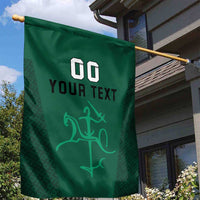 Custom Lithuania Football Garden Flag Vytis Lithuanian Lietuva Green Version