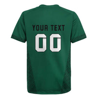 Custom Lithuania Football Rugby Jersey Vytis Lithuanian Lietuva Green Version