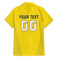 Custom Lithuania Football Hawaiian Shirt Vytis Lithuanian Lietuva Yellow Version