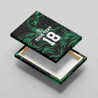 Custom Nigeria Football Canvas Wall Art Super Eagles Power