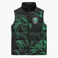 Custom Nigeria Football Sleeveless Puffer Jacket Super Eagles Power