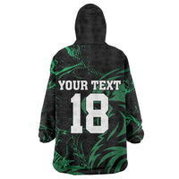 Custom Nigeria Football Wearable Blanket Hoodie Super Eagles Power