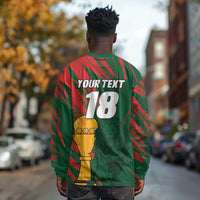 Custom Senegal Champions Football Long Sleeve Shirt Lions of Teranga Rise Again