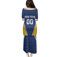 Custom Finland Lion Family Matching Puletasi and Hawaiian Shirt Finnish Folk Patterns