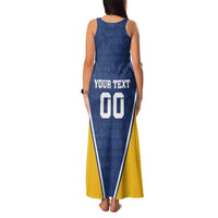 Custom Finland Lion Family Matching Tank Maxi Dress and Hawaiian Shirt Finnish Folk Patterns