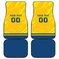 Custom Sweden Hockey Car Mats Tre Kronor Go Champions