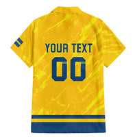 Custom Sweden Hockey Family Matching Mermaid Dress and Hawaiian Shirt Tre Kronor Go Champions