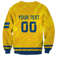 Custom Sweden Hockey Sweatshirt Tre Kronor Go Champions