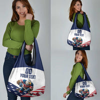 Custom USA Hockey Grocery Bag Team USA Eagle Mascot