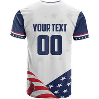 Custom USA Hockey T Shirt Team USA Eagle Mascot