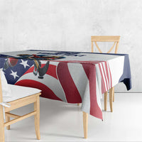 Custom USA Hockey Tablecloth Team USA Eagle Mascot