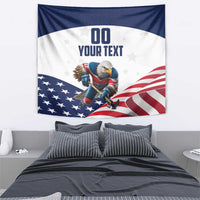 Custom USA Hockey Tapestry Team USA Eagle Mascot