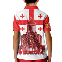 Georgia Independence Day Kid Polo Shirt Sameba Dzala Ertobashia