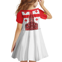 Georgia Independence Day Kid Short Sleeve Dress Sameba Dzala Ertobashia