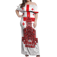 Georgia Independence Day Off Shoulder Maxi Dress Sameba Dzala Ertobashia