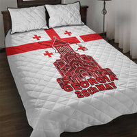 Georgia Independence Day Quilt Bed Set Sameba Dzala Ertobashia