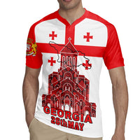 Georgia Independence Day Rugby Jersey Sameba Dzala Ertobashia