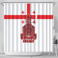 Georgia Independence Day Shower Curtain Sameba Dzala Ertobashia
